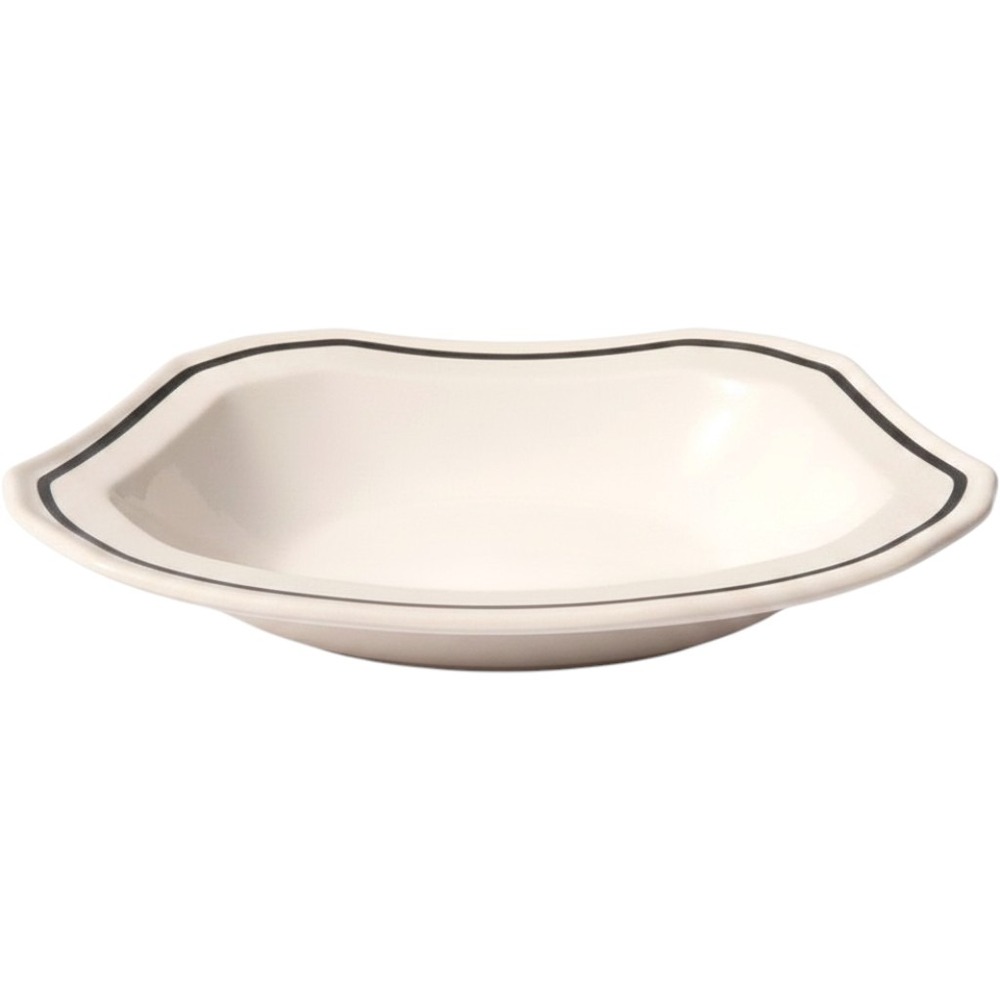 Bowl Taylor Smith Taylor Mid Century Ivory Gold Trimmed‎ Beige Vintage Ironstone